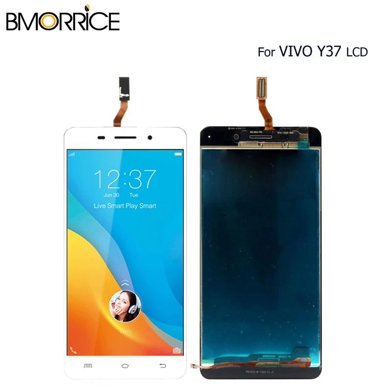 TFT ЖК-дисплей для Vivo Y37 сенсорный экран дигитайзер белый без рамки полная сборка