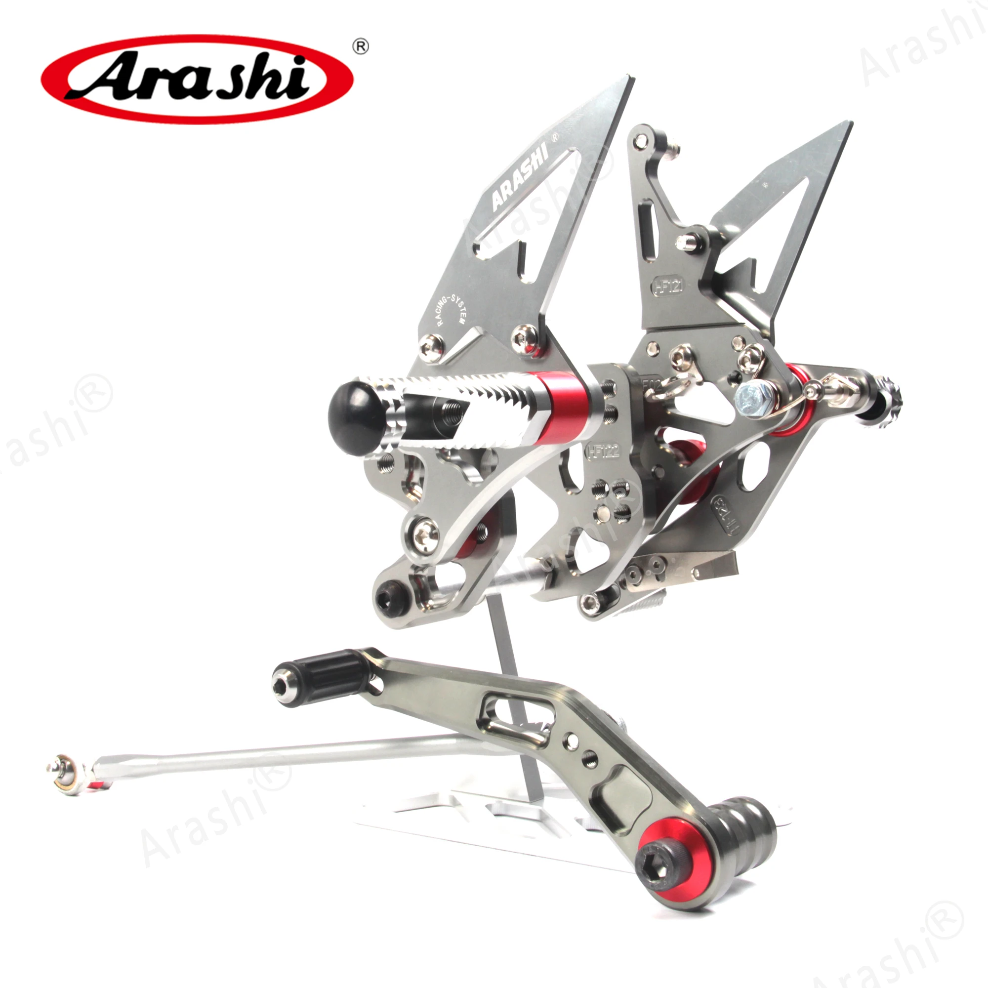 Араши мотоцикла для ног Rearset для SUZUKI GSXR GSX-R 600 750 2006 2007 2008 2009 2010 GSX750R CNC регулируемый для езды на велосипеде