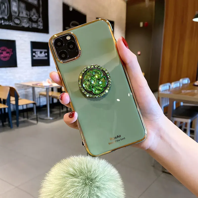 Чехол для Xiaomi Note 10 pro Redmi note 9 9s max 8a 7 7a силикон ТПУ изумрудно-зеленый | Мобильные