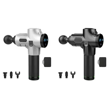 

Massage Gun Professional Deep Tissue Muscle Massager Handheld Massage Gun Lcd Display Relaxation Fascia Impact Gun