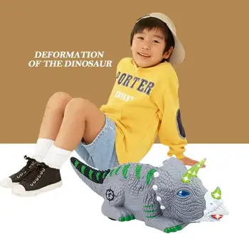 

Deformation Electronic Dinosaur Model Glow Lighting Vocal Music Automatic Walking Animal Pets Kids Present Children Toys