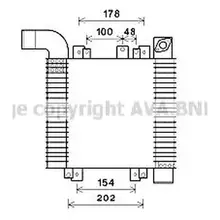 Intercooler HYUNDAI SANTA FE 2.2D 05 AVA QUALITY COOLING HY4359
