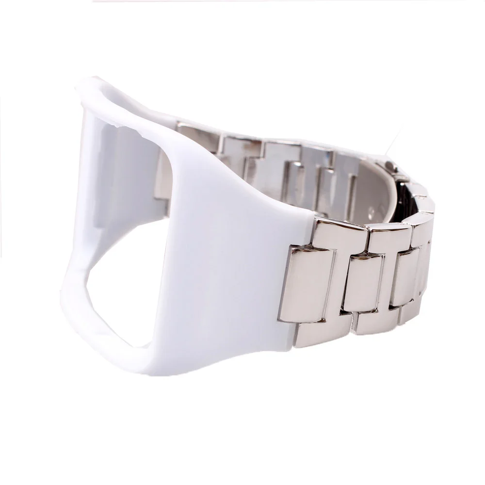 Silver Высокое качество COMLYO браслет ремешок для samsung gear S SM-R750 Замена ремешка часов ремешок для samsung gear s R750 Band - Цвет: Silver