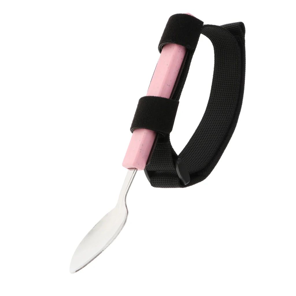 Adaptive Utensil Eating Aids Spoon for Hand Tremors Arthritis Elderly Finger Trembling Grip Loss Elderly Children Hand Injuries