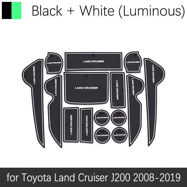 Грязный коврик для Toyota Land Cruiser 200 J200 LC200 2008- V8 дверной паз ворота слот подставка Противоскользящий коврик