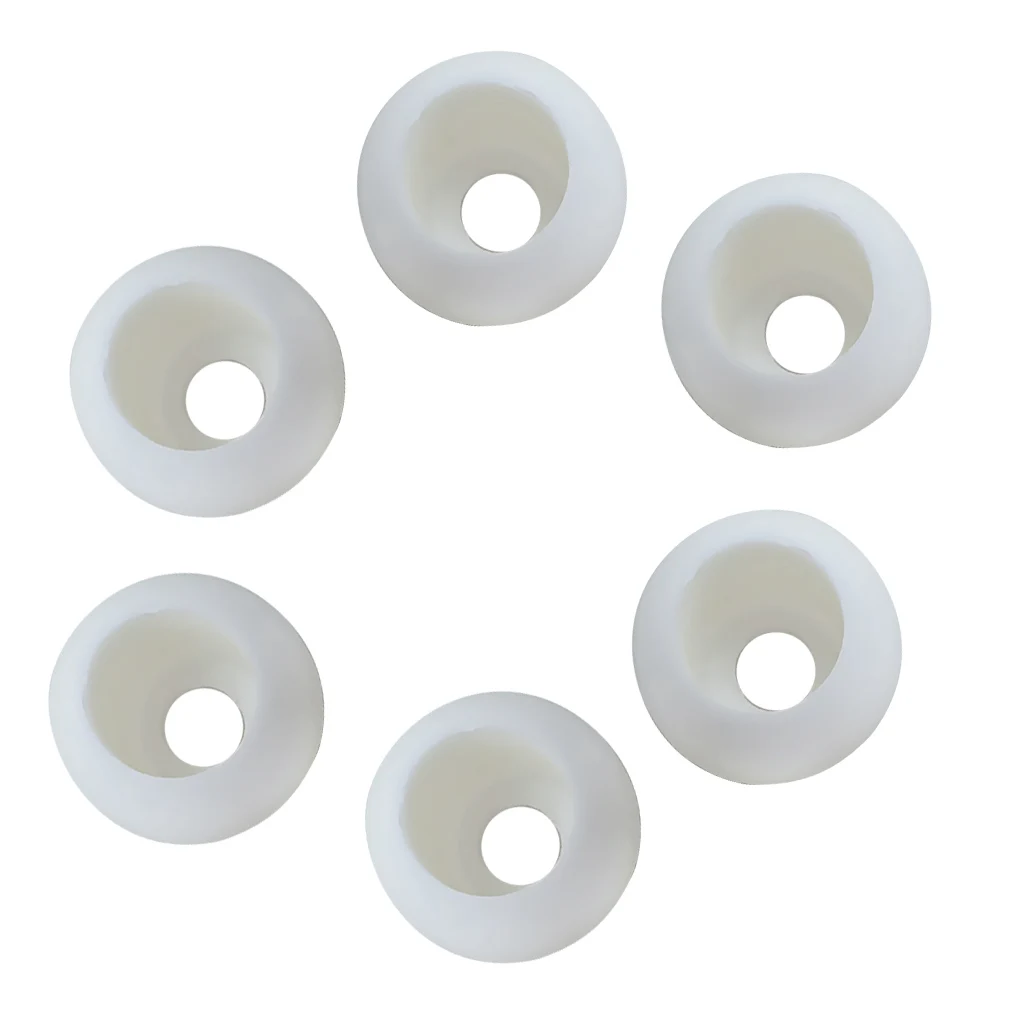 6 Pieces Elastic Shock Cord Bungee Rope Toggle Round Ball End Lock Stopper Stop Buckles Gear Replacement