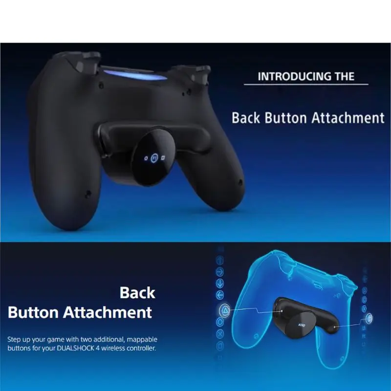 

AOLION Replacement For DUALSHOCK 4 Gamepad Back Button Attachment For PS4 Controller Rear Button Attachment