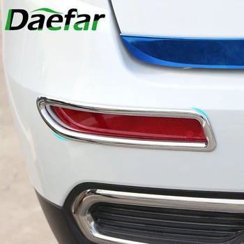 

For Renault Koleos for Samsung QM6 2017 18 ABS Chrome Car Rear Fog Light Cover Trim Tail Foglight Lamp Frame Sticker Accessories