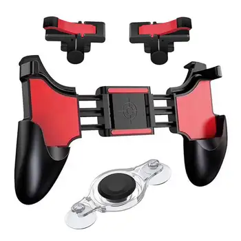 

5 in 1 Handle Foldable Controller For PUBG Game Pad Grip Fire Shooter Button For IPhone Android Gamepad Joystick Mobile Phone