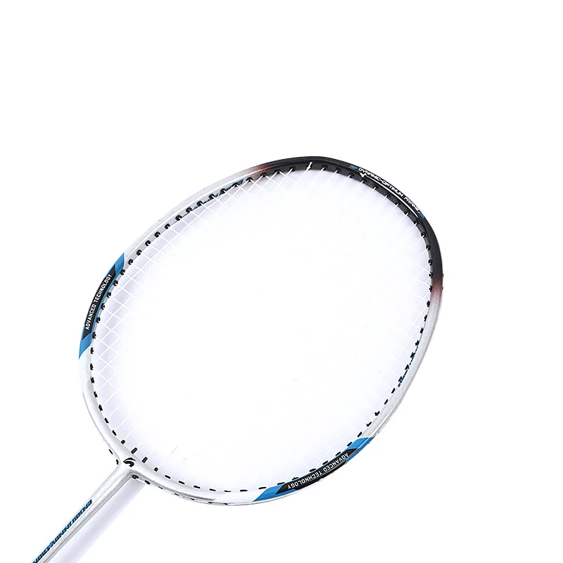 HENBOO Ultralight Badminton Racket Standard Use Durable Carbon Iron Alloy Training 1pair Badminton Racket With Tote Bag Sports