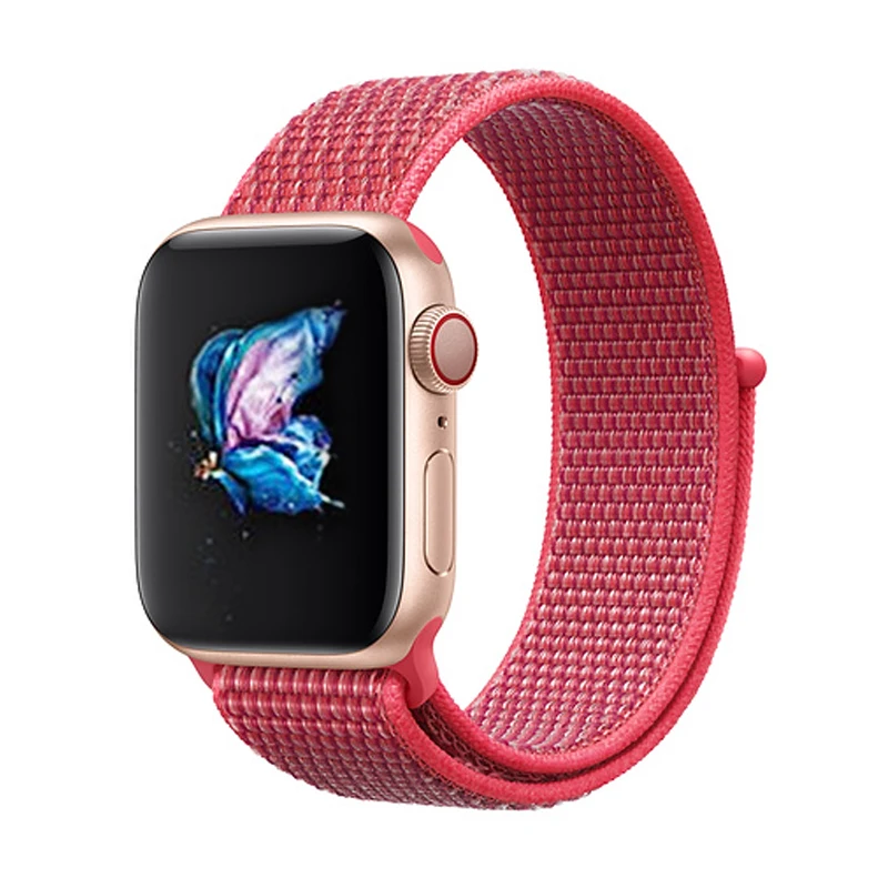 Sport Loop For Apple Watch Band Strap Apple Watch 4 Band 44mm 40mm Band 42mm 38mm Nylon Bracelet Watchband Series 3 2 1 4