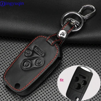 

jingyuqin 4 button remote flip car key case cover holster for Honda Accord Civic Pilot 3 button + panic