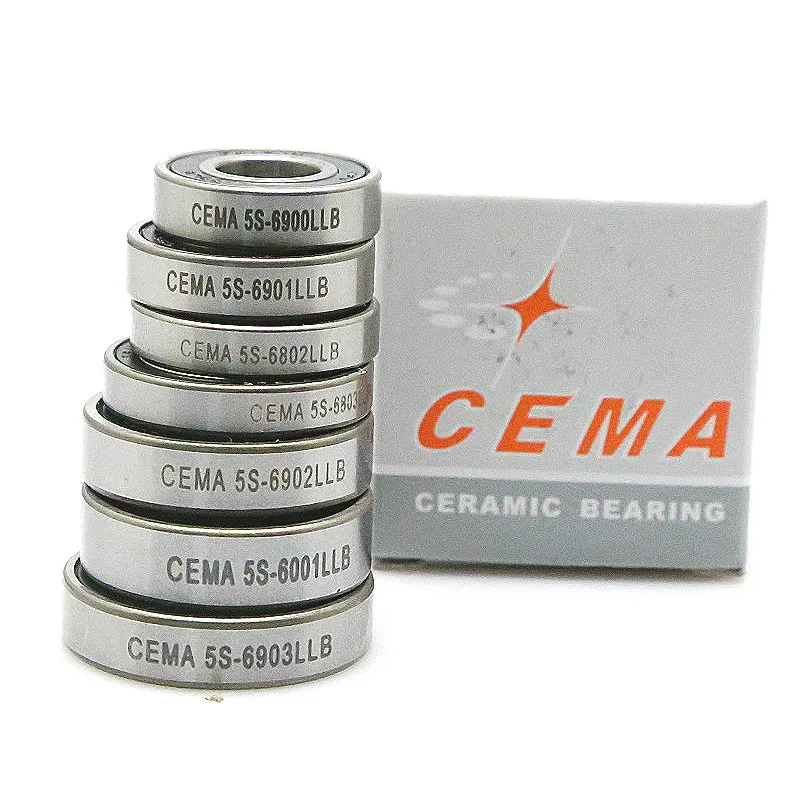 

Cema Hybrid Ceramic Bicycle Bearings Cycling Bracket Bottom Bearing 6001/6801/6802/6803/6900/6901/6902/6903 Bike Hub Bearing