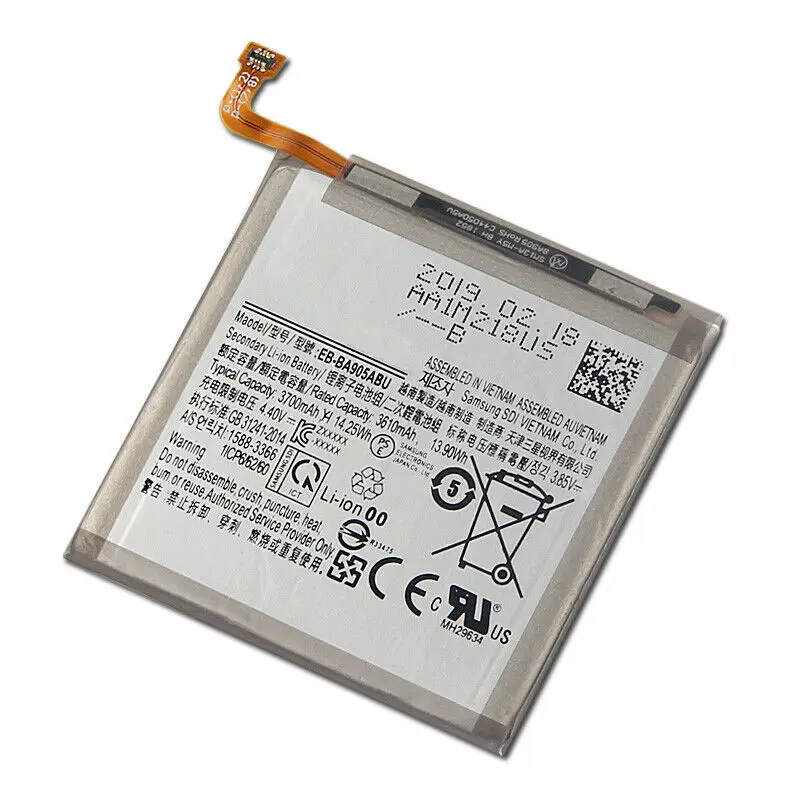 Сменный аккумулятор для телефона EB-BA905ABU для samsung Galaxy A90 3700mAh