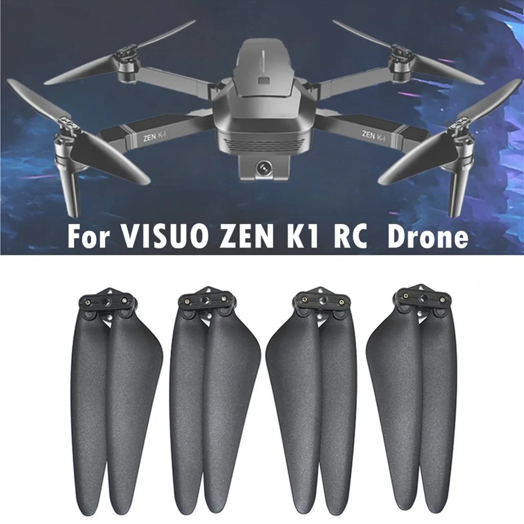 

Educational Baby Toys babe 4PCS Drone Foldable Propellers Prop Part For VISUO ZEN-K1 RC Quadcopter Drone Early Intelligence