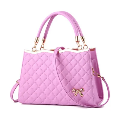 New Summer Female Bag For Ladies Phone Pocket Zipper Woman Handbags Flap Famous Brand Leather Women Shoulder Crossbody Bags - Цвет: purple-B