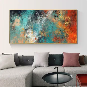

Abstract street colorful cloud graffiti art painting print poster decorative painting frameless