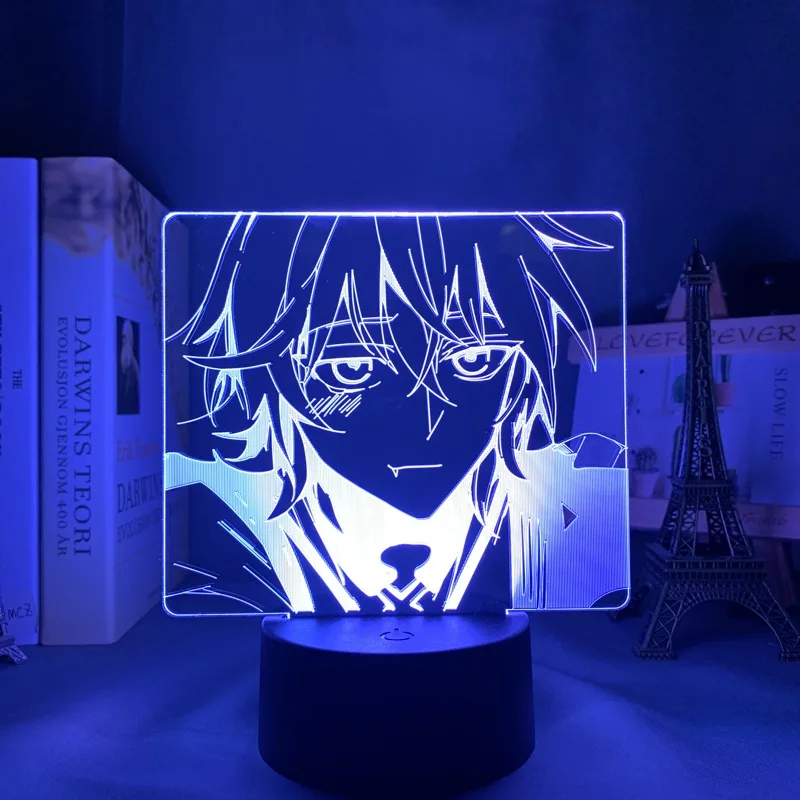 Mikaela Hyakuya светодиодный ночной Светильник Seraph of The End для спальни Декор подарок
