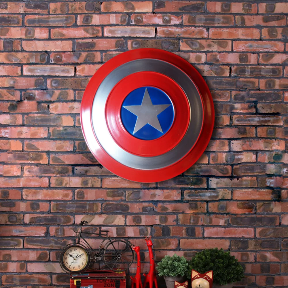 47,5 см 1:1 Мстители Endgame Капитан Америка щит Steve Rogers косплей реквизит Металлический Щит оружие для косплея Броня