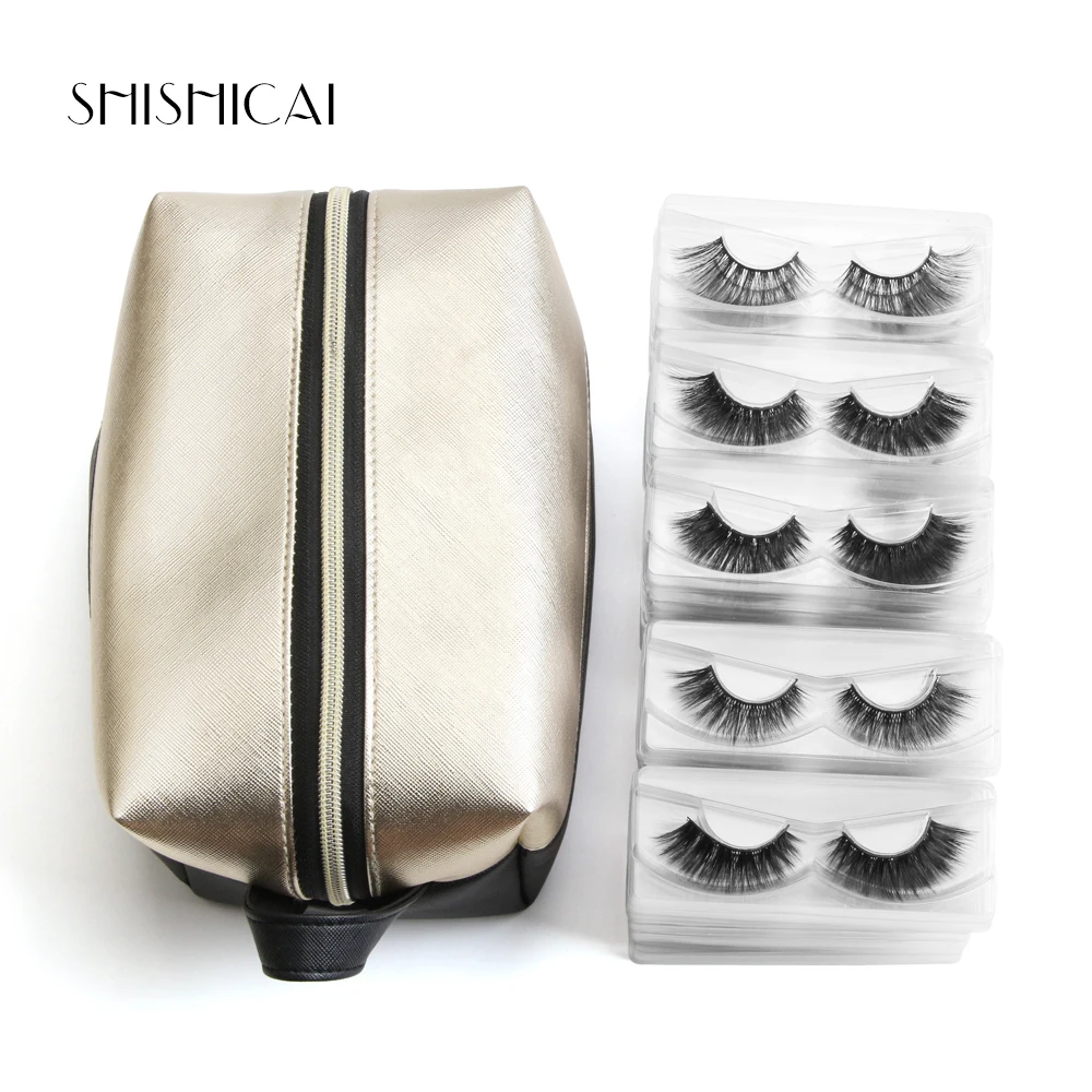 

Wholesale Mink Lashes With Bag 50/30 pairs Mink 3d Hair Crisscross Volume False Eyelashes Handmade Eye Lashes Extension Makeup