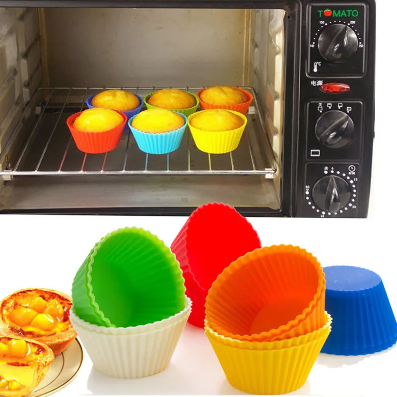 

Mini Cake Baking Mold 10 Pieces Cupcake Paper Baking Cup Muffin Cases Cake Mold Small Cake box Cup Tray Decorating Tools