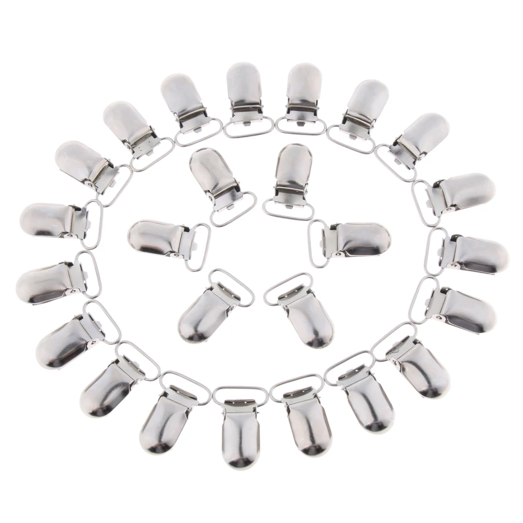 25x Women Garter Belt Grips Suspender Stockings Fastener Clip Clamp