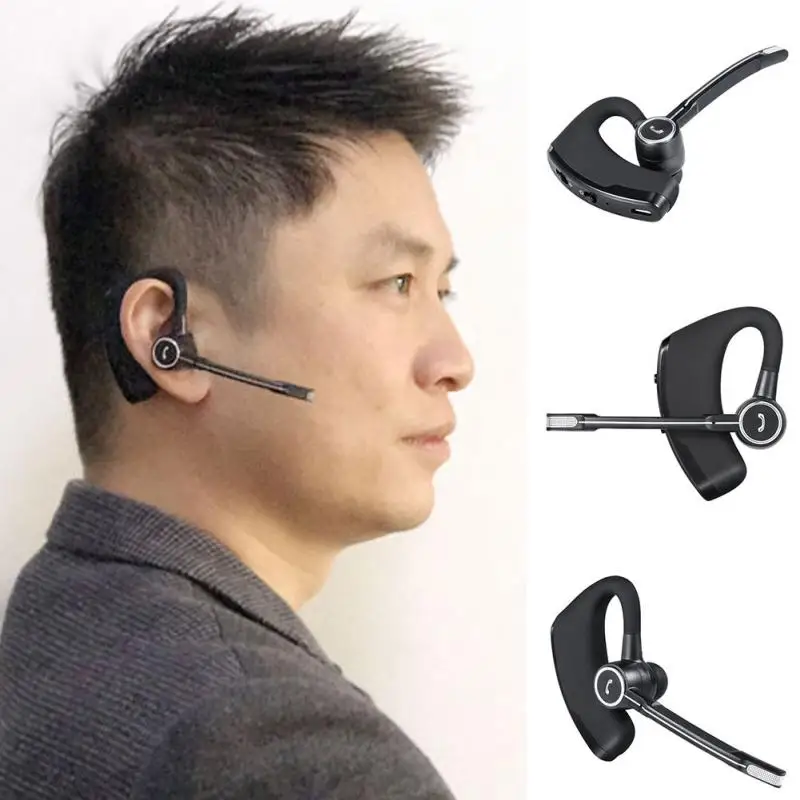 Новинка V8S, деловые Bluetooth наушники, Спортивная Беспроводная bluetooth-гарнитура, наушники с громкой связью, голосовое управление с микрофоном и V8 V9