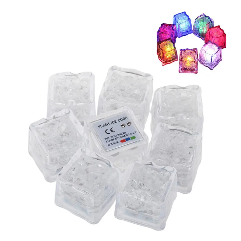 Children's Bathroom Bath Toys Baby Play Water Ocean Magic Ice Cube Lights Meet Water Glow Colorful Lights Bath Toys 3