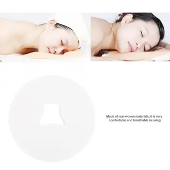 

kit 100Pcs Face Massage Cover Pad Disposable SPA Bed Table Face Hole Pillow Towel
