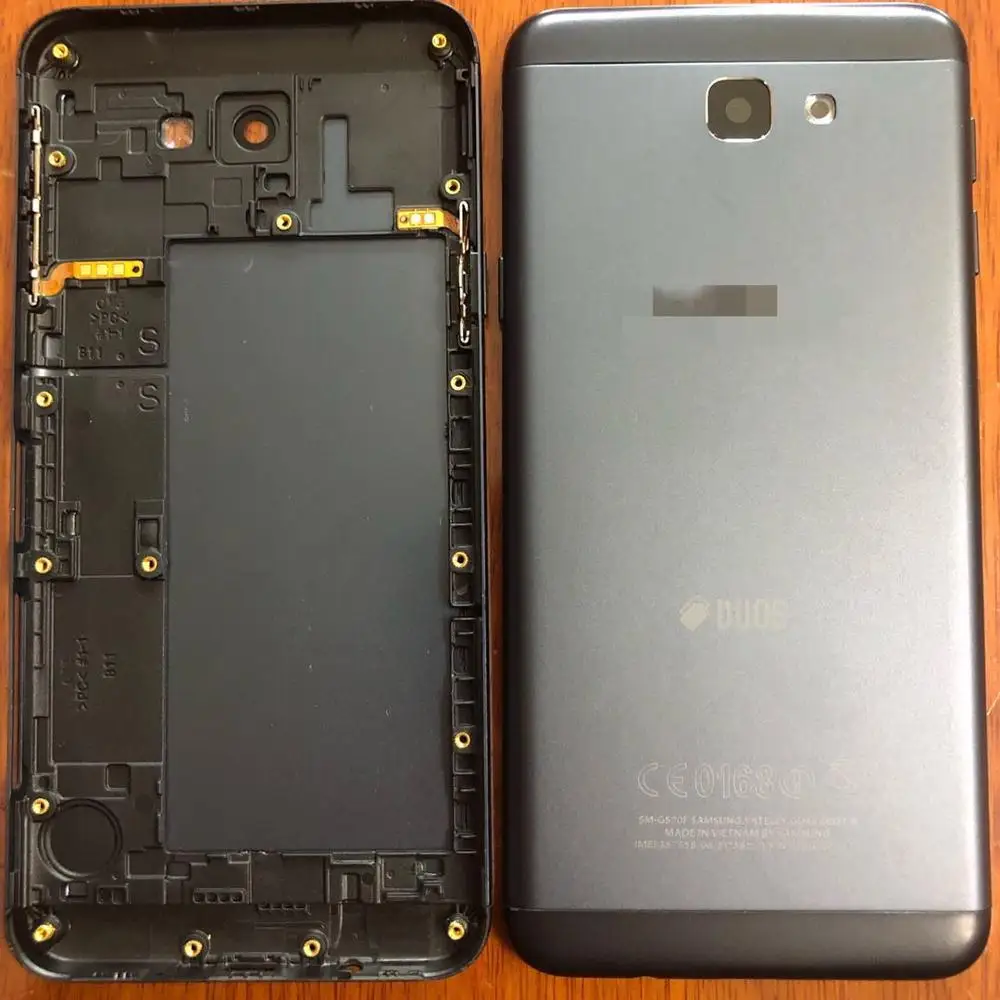 Для samsung Galaxy J7 Prime G610F G610 On7 корпус батарейного отсека задняя крышка чехол Задняя Дверь Корпус Замена