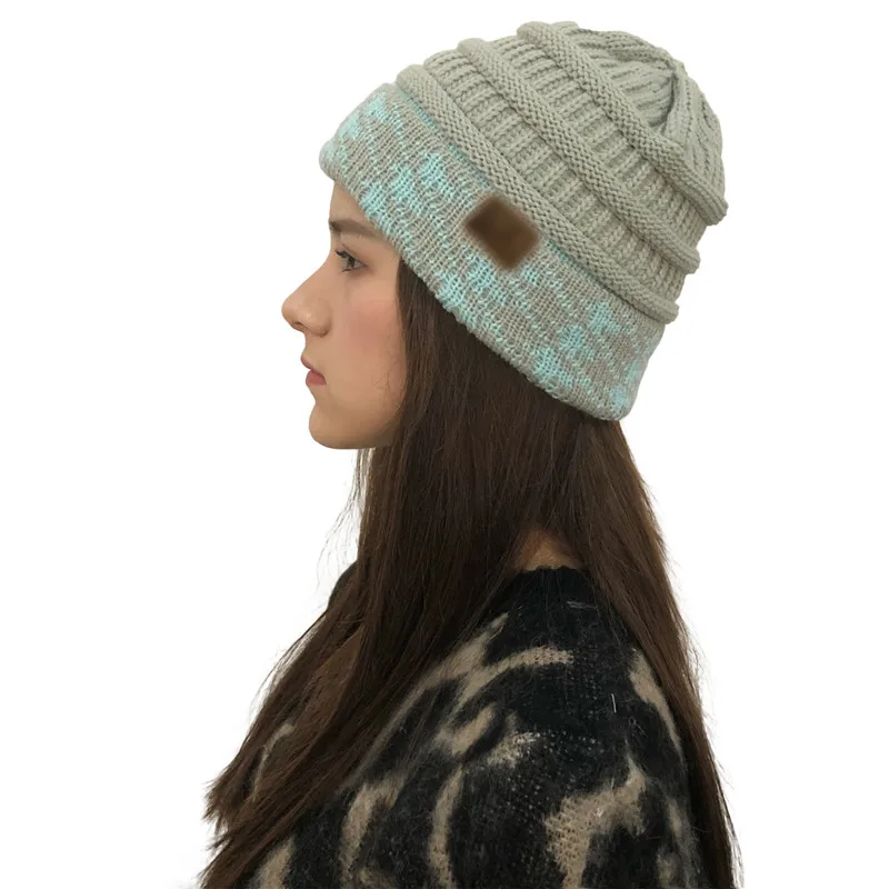 Зимние шапки Wo мужские s Beanie Теплые, вязаные шапки s Beanies унисекс повседневные шапки Мужская хип-хоп Лыжная шапочка теплая шапка Рождественский подарок