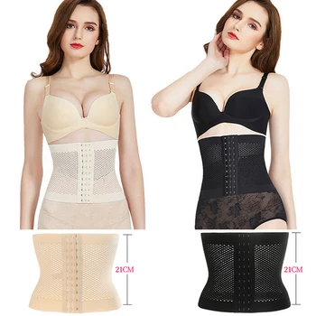 

Women Waist Trainer Body Shapers Slimming Belt Shaperwear Hollow Out Postpartum Band Sexy Bustiers Corsage Corsets Corset