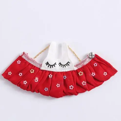Новинка OB BJD Милая юбка/футболка платье куклы одежда для ob11, obitsu11, molly, 1/12 bjd куклы аксессуары Одежда - Цвет: red skirt