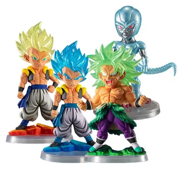 

2" Dragon Ball Super Saiyan Son Gohan Broli Son Goku Birusu Original Version PVC Action Figure Collectible Model Toy 6CM X1091