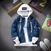 Men Denim Jacket Streetwear Hip Hop Men's Hooded Jean Jackets Male Casual Loose Outerwear 2022 New Spring Fashion Slim Fit Coat ► Photo 2/6