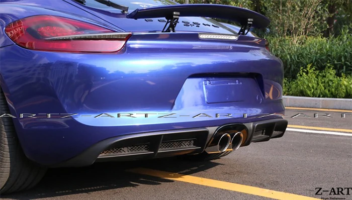 2013- Z-ART для Porsche Boxster Cayman обвес для лица подъем впрыска PP передний бампер для Porsche 981