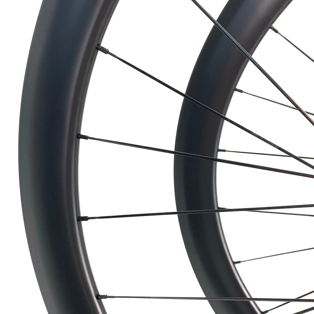 ELITE 700c Road Disc Bicycle Carbon Wheels Novatec D411 6-Bolt OR Center Lock Clincher Tubular Tubeless Road Bike Wheelset