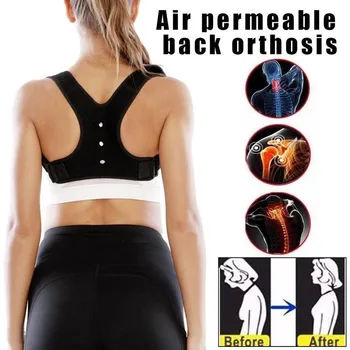 

Back Posture Corrector Corset Clavicle Spine Posture Correction Back Support Belt Comfortable Strip Adult Shoulder Corrector