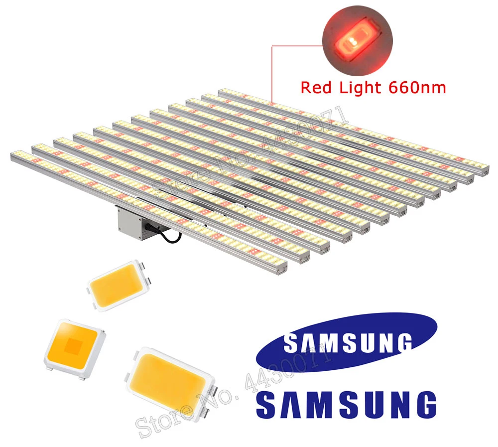 Samsung LM301B / LM561C LM2835 Фишка для квантовой подсветки Led Board Growth 1000W 1500W Полный спектр 3000K
