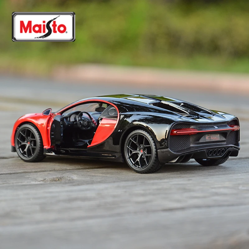 Maisto 1:24 Bugatti Chiron Sports Car Static Die Cast Vehicles Collectible Model Car Toys 4