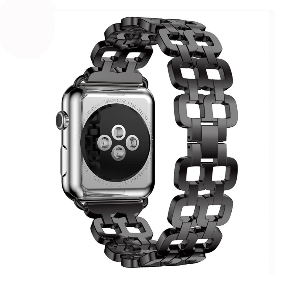 

EIMO pulseira stainless steel strap For Apple Watch band 4 44mm 40mm iwatch strap 3 2 1 42mm 38mm correa applewatch Accessories