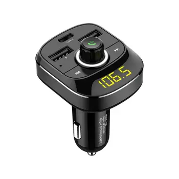 

Car Bluetooth FM Transmitter MP3 Player Hands Free Audio Auto Accessories Q84E