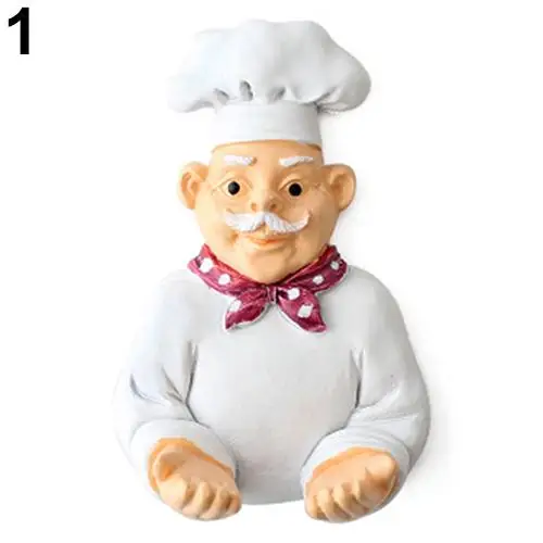 Creative Lovely Cartoon Chef Strong Storage Rack Hook Wall Decor Plug Holder Home Supplies Organizer Desi | Дом и сад