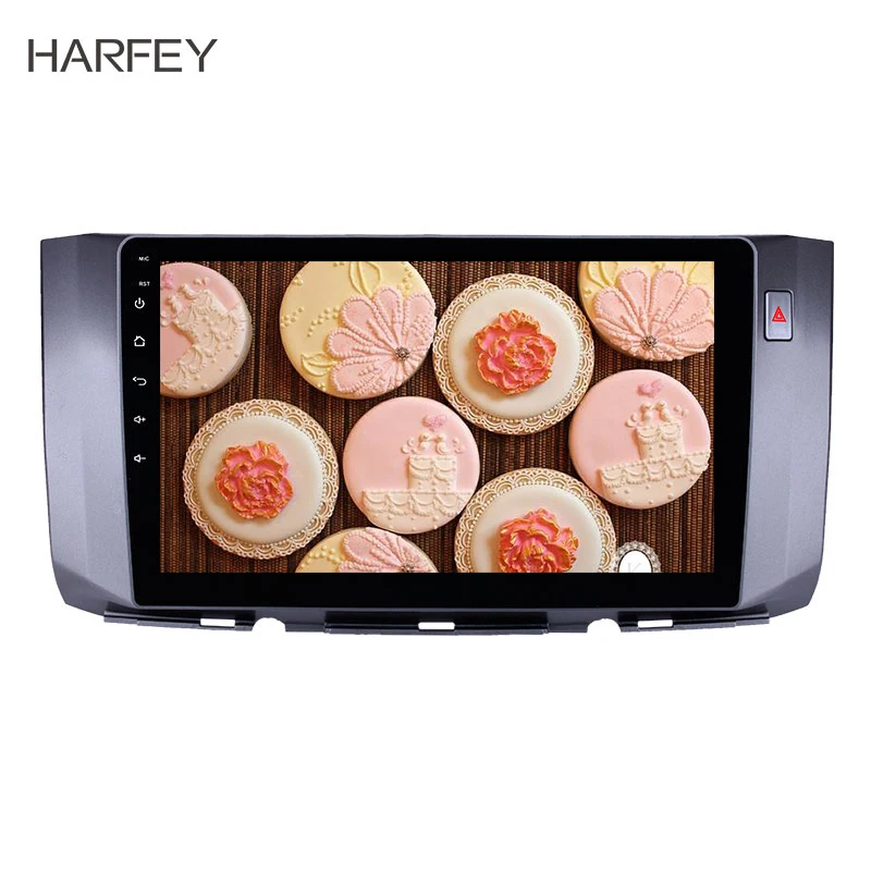 Автомагнитола Harfey Android 8 1 HD GPS 2din 10 дюйма стерео для Toyota ALZA 2010-2017 с поддержкой AUX OBD2
