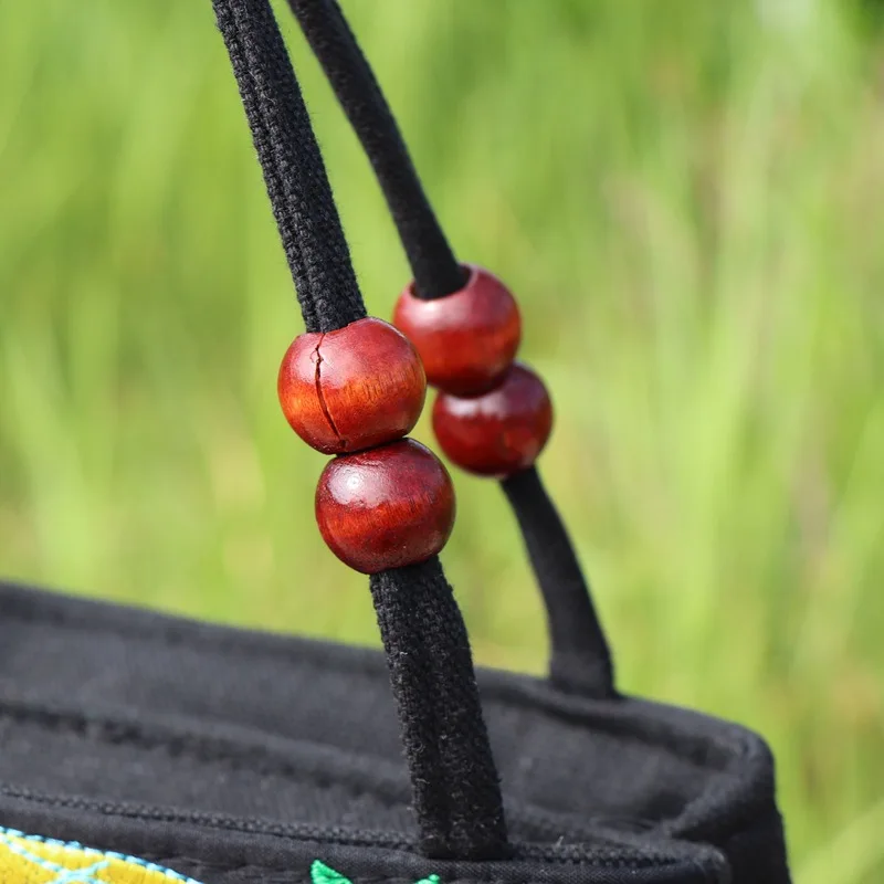 New Fashion Embroidery Women Small handbags National Floral Embroidered Lady Top-handle bags Single-layer Beading Falp Carrier