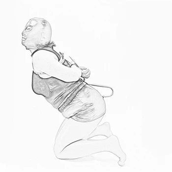 Metal Butt Plug Anal Hook Set With Handcuffs Belt Leather BDSM Bondage Harness Back Pack Chest Restraint 5