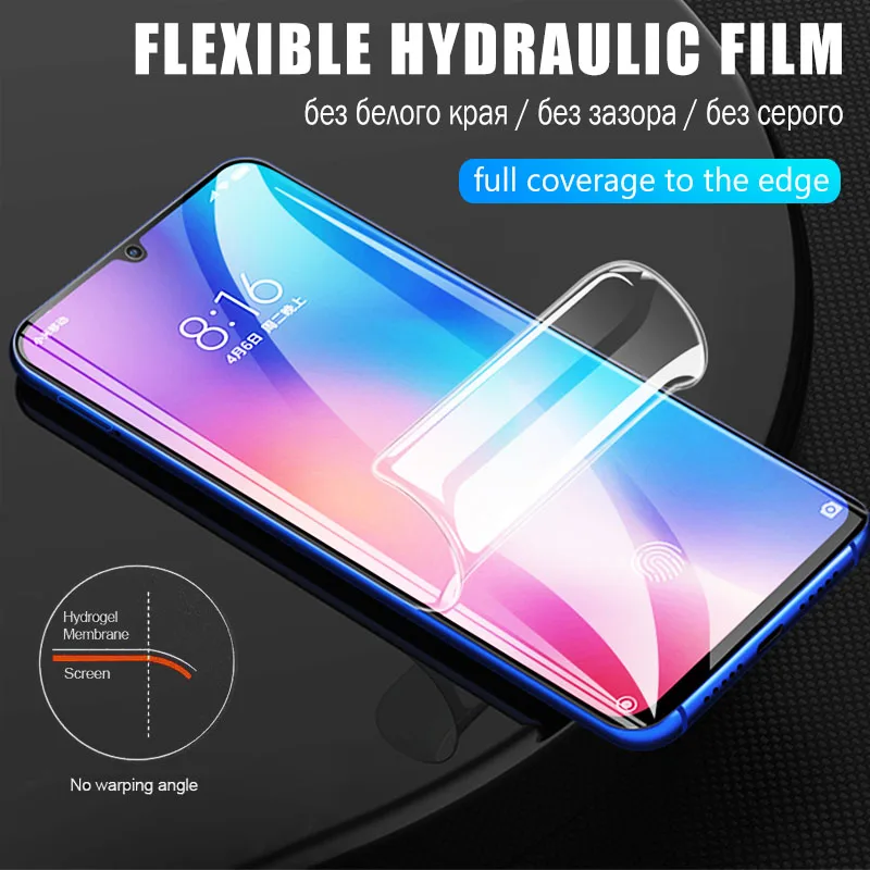 35D полноэкранная Защитная пленка для Xiaomi Mi 9 se 8 lite Гидрогелевая пленка для Xiaomi Mi 9t A3 Lite CC9E CC9 Pro A1 A2 не стекло