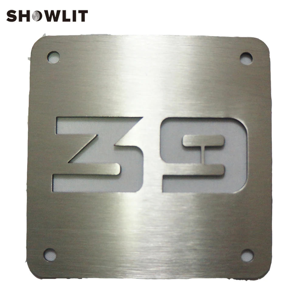 

Fashion Modern House Doors Signs Door Plate Stainless Steel Doors Plates