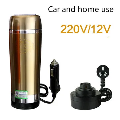 

Portable mini Electric Kettle water thermal heating boiler travel Stainless Steel tea pot coffee milk boiling cup 110V 220V