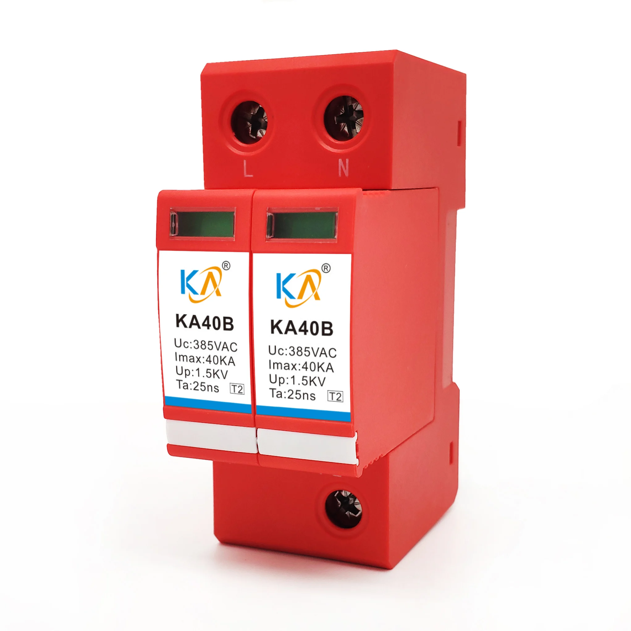 high quality grade C40 ka standard ac power single-phase 220 v power supply prevents thunder lightning protection module